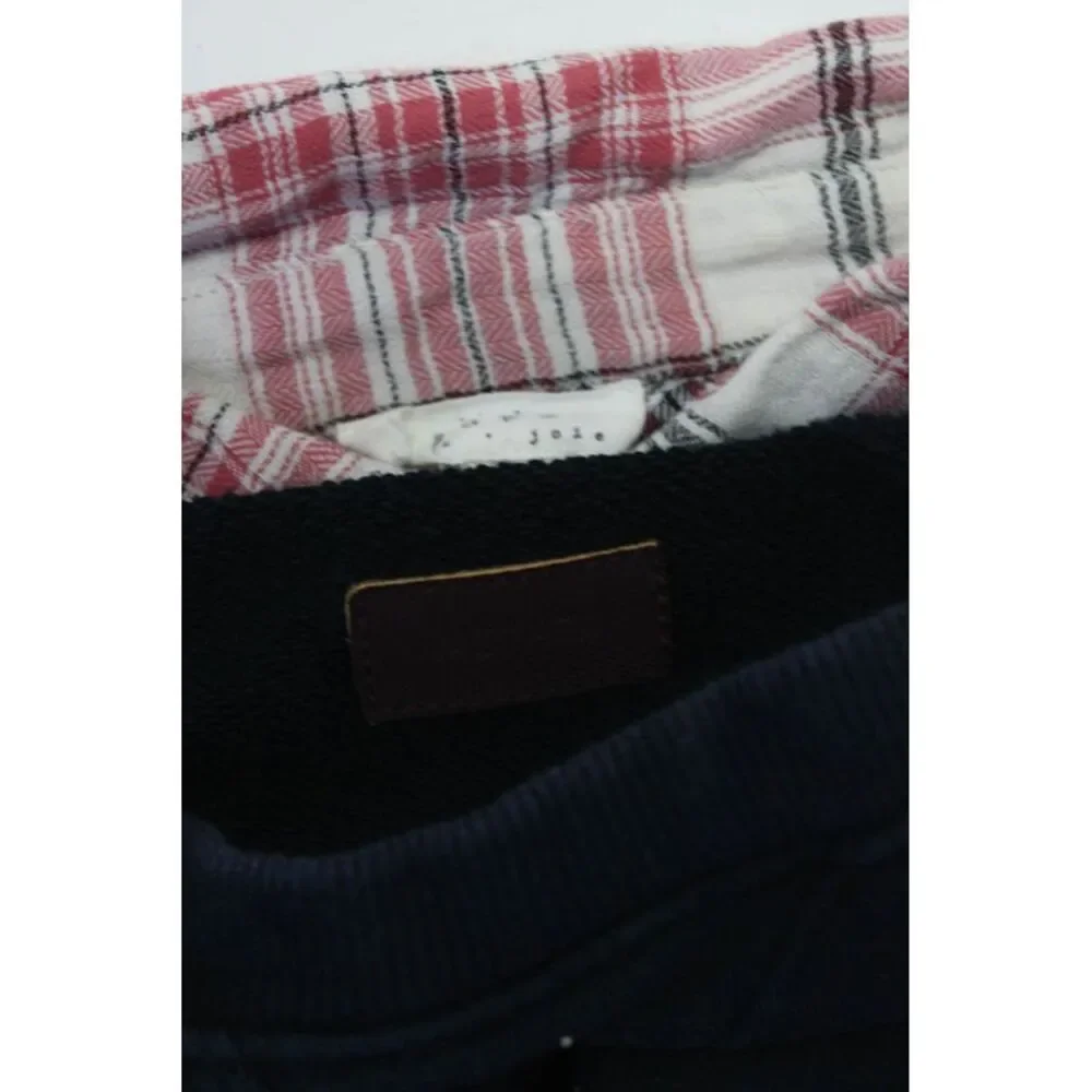 Mother Soft Joie Womens Embellished Crewneck Sweatshirt Navy Size XS S lot 2_3